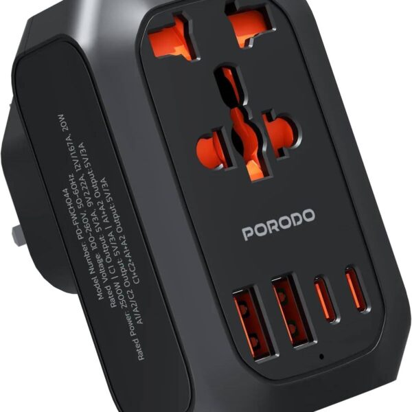 20 - Universal AC Adapter Multi-Device Charging, 2500W