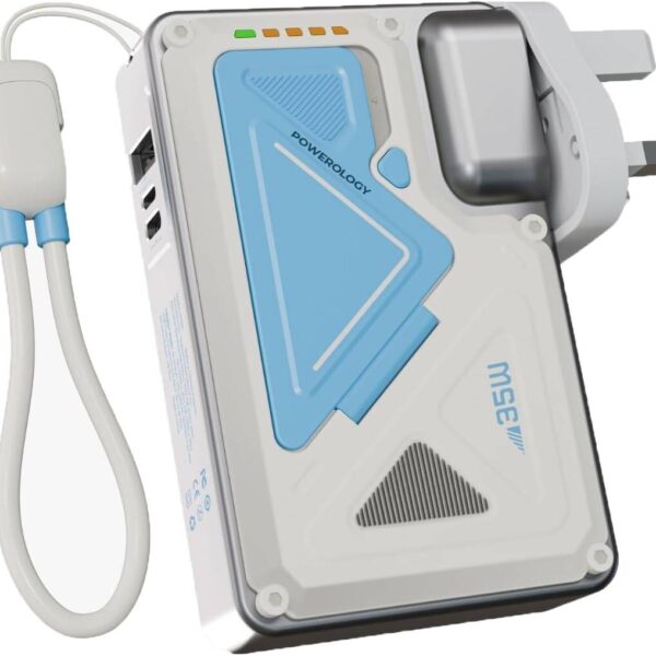 37 - Powerology 10000mAh Wall Charger Compatible with Magsafe Power Bank