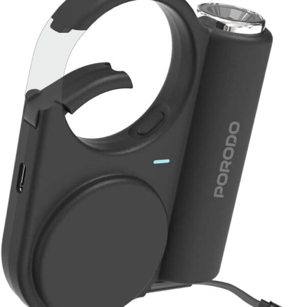 45 - Porodo 5000mAh Outdoor Powerbank, 70cm Retractable Type-C Cable